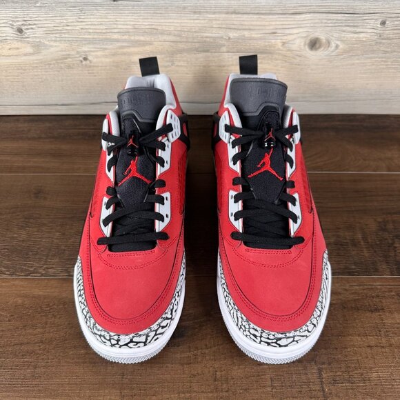 Nike Air Jordan Spiz'ike Low Toro Mens Size 11 Gym Red Black Gray FQ1759 600 - Picture 4 of 9